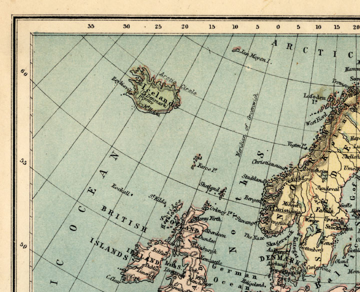 northwest europe map