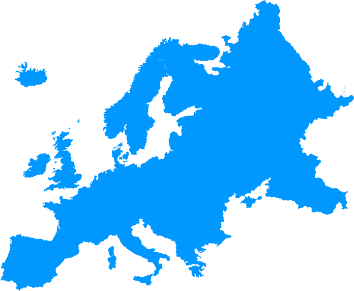 outline map of Europe